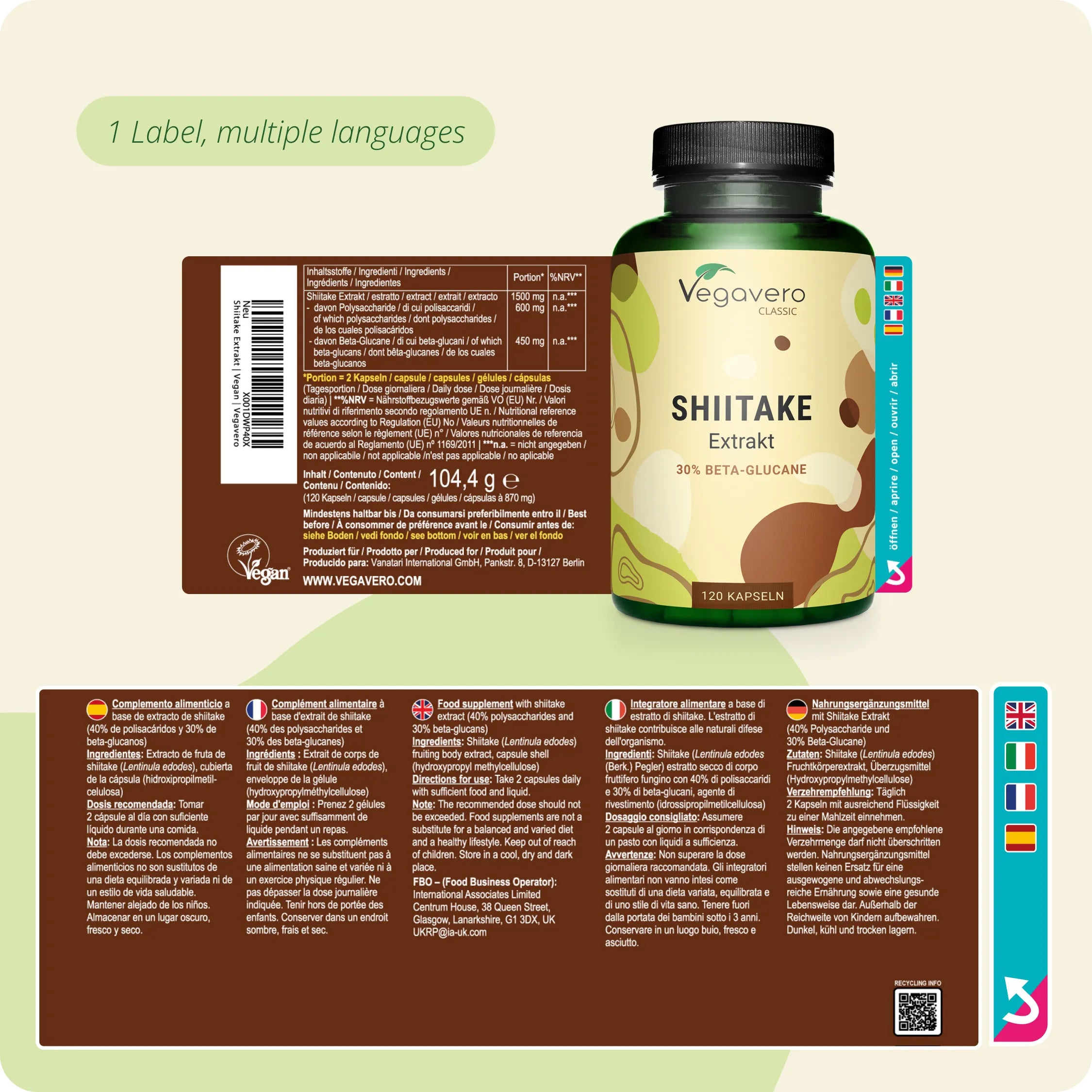 Shiitake Estratto Capsule