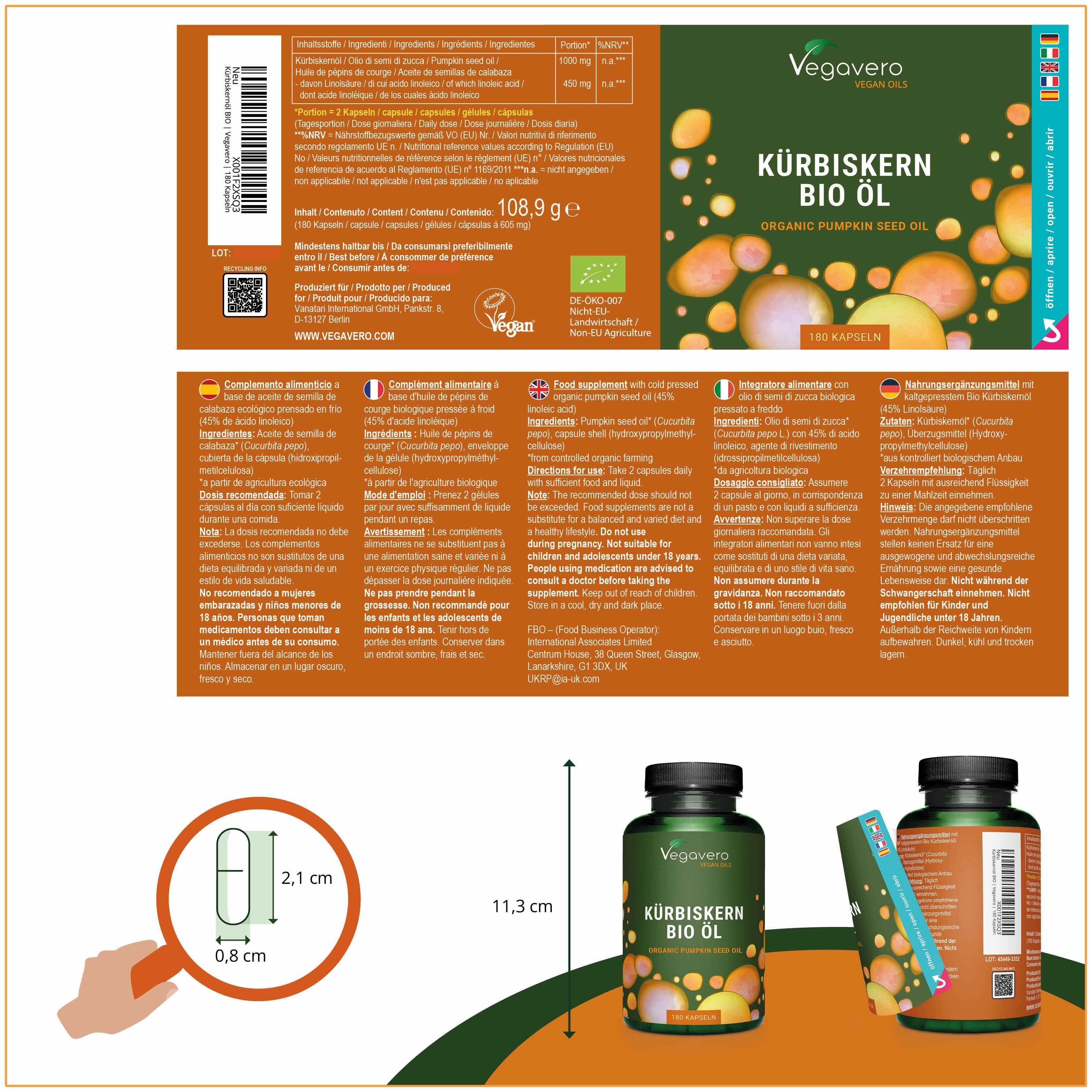 Olio di Semi di Zucca Capsule Bio