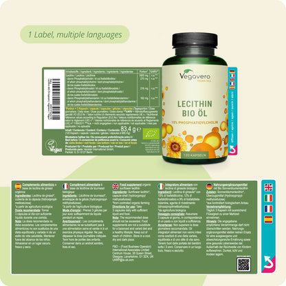 Lecitina Olio Capsule Bio
