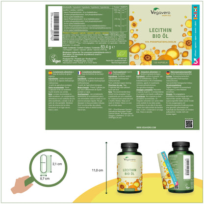 Lecitina Olio Capsule Bio
