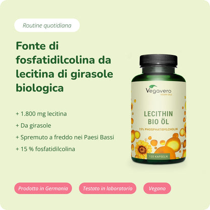 Lecitina Olio Capsule Bio
