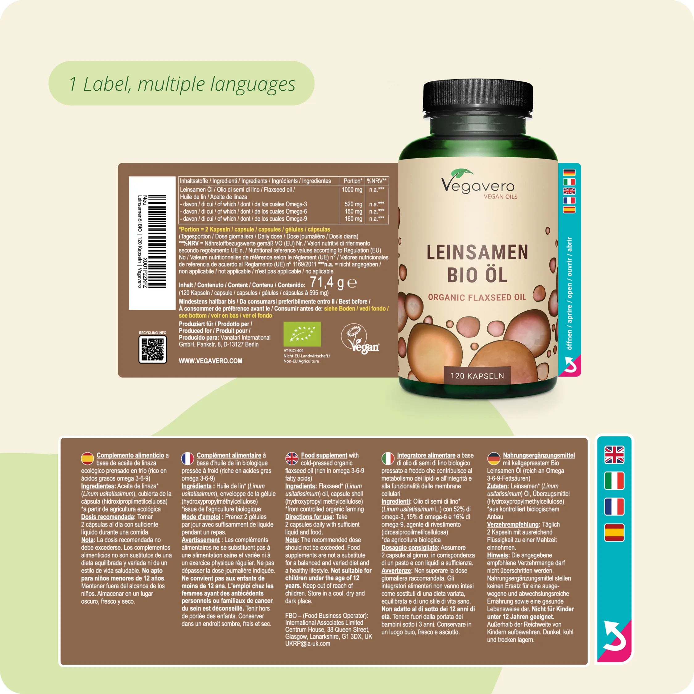 Olio di Semi di Lino Capsule Bio