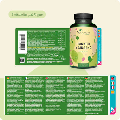 Ginkgo + Ginseng Estratto Capsule