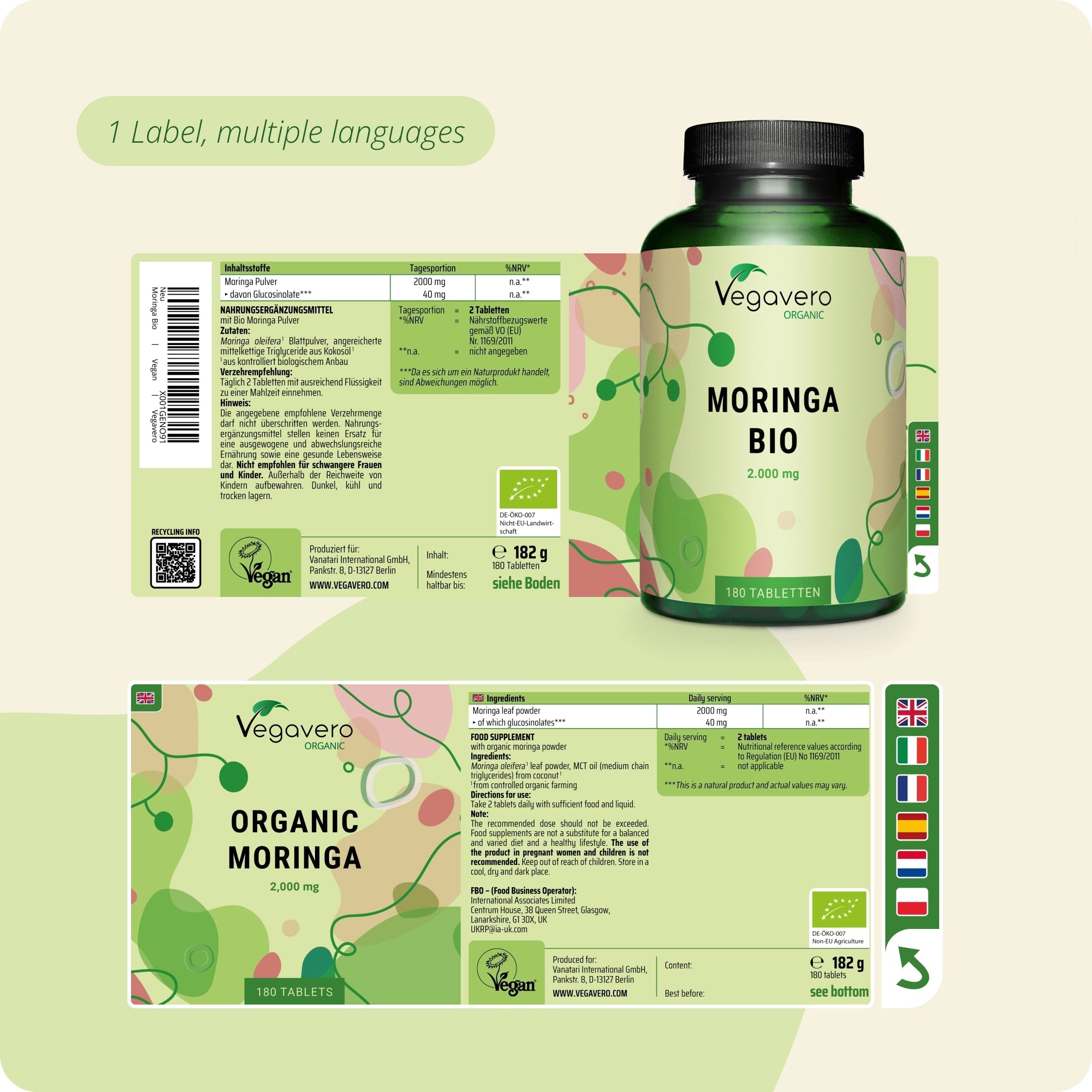 Moringa Oleifera Compresse Bio