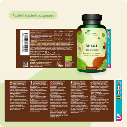 Chaga Estratto Capsule Bio