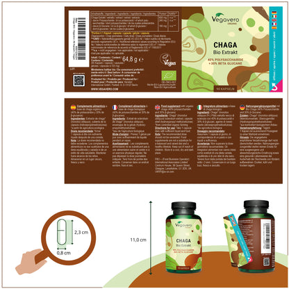 Chaga Estratto Capsule Bio