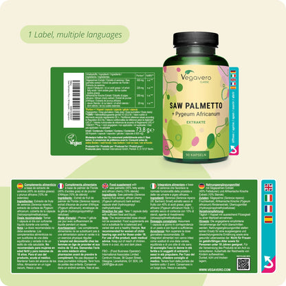 Saw Palmetto + Pygeum africanum Estratti Capsule