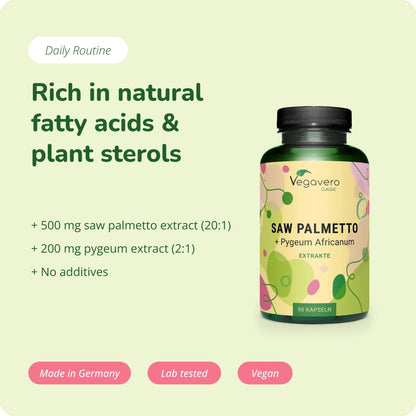 Saw Palmetto + Pygeum africanum Estratti Capsule