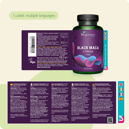 Maca Nera + Tribulus Capsule