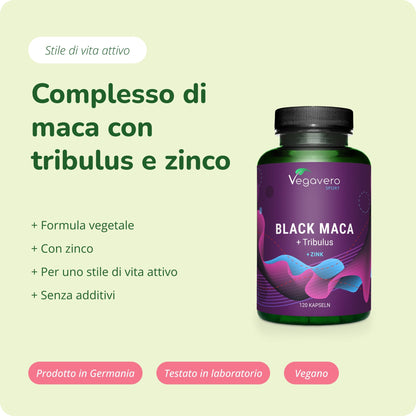 Maca Nera + Tribulus Capsule