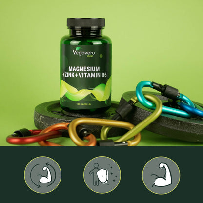 ZMA Capsule : Zinco + Magnesio + Vitamina B6