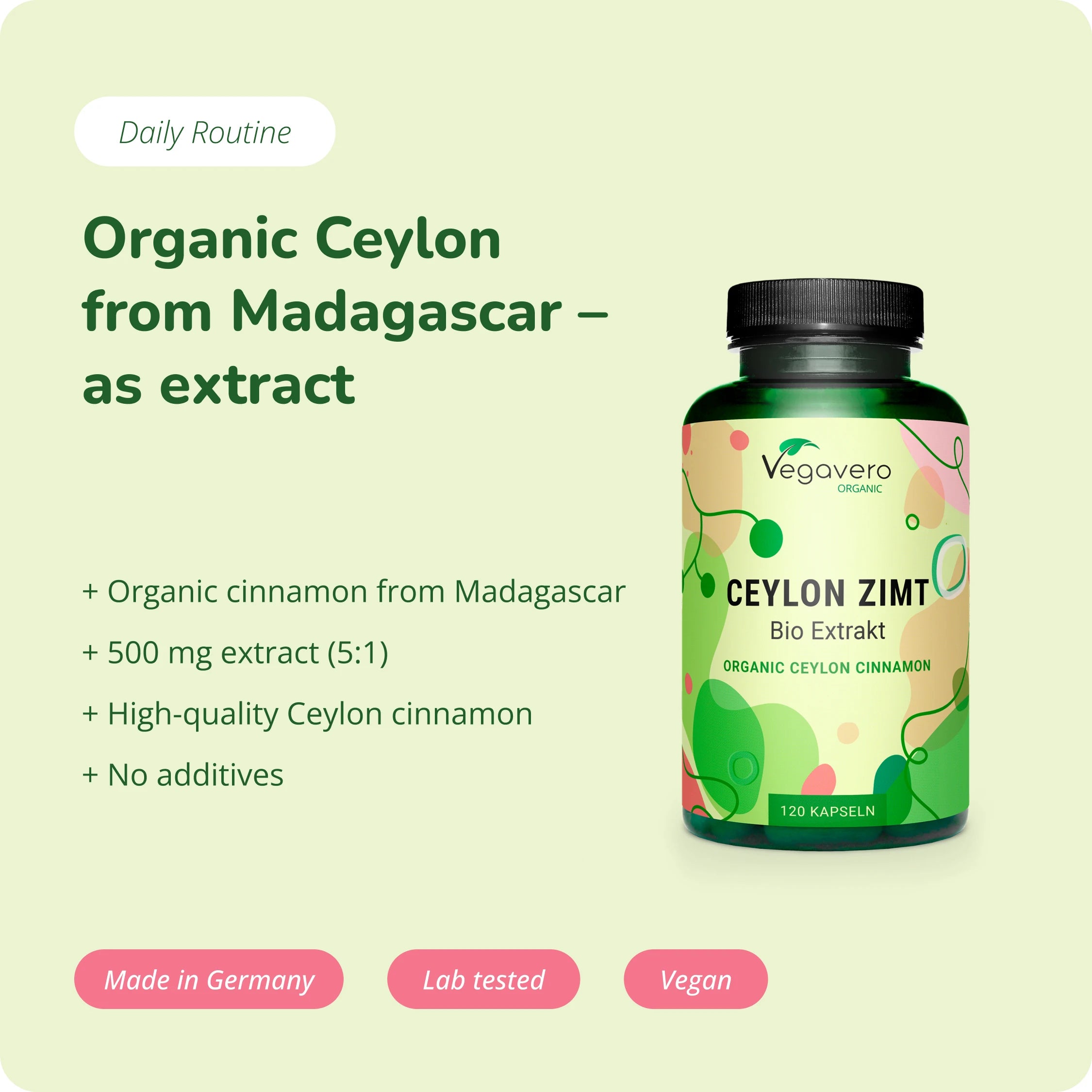 Cannella di Ceylon Estratto Capsule Bio