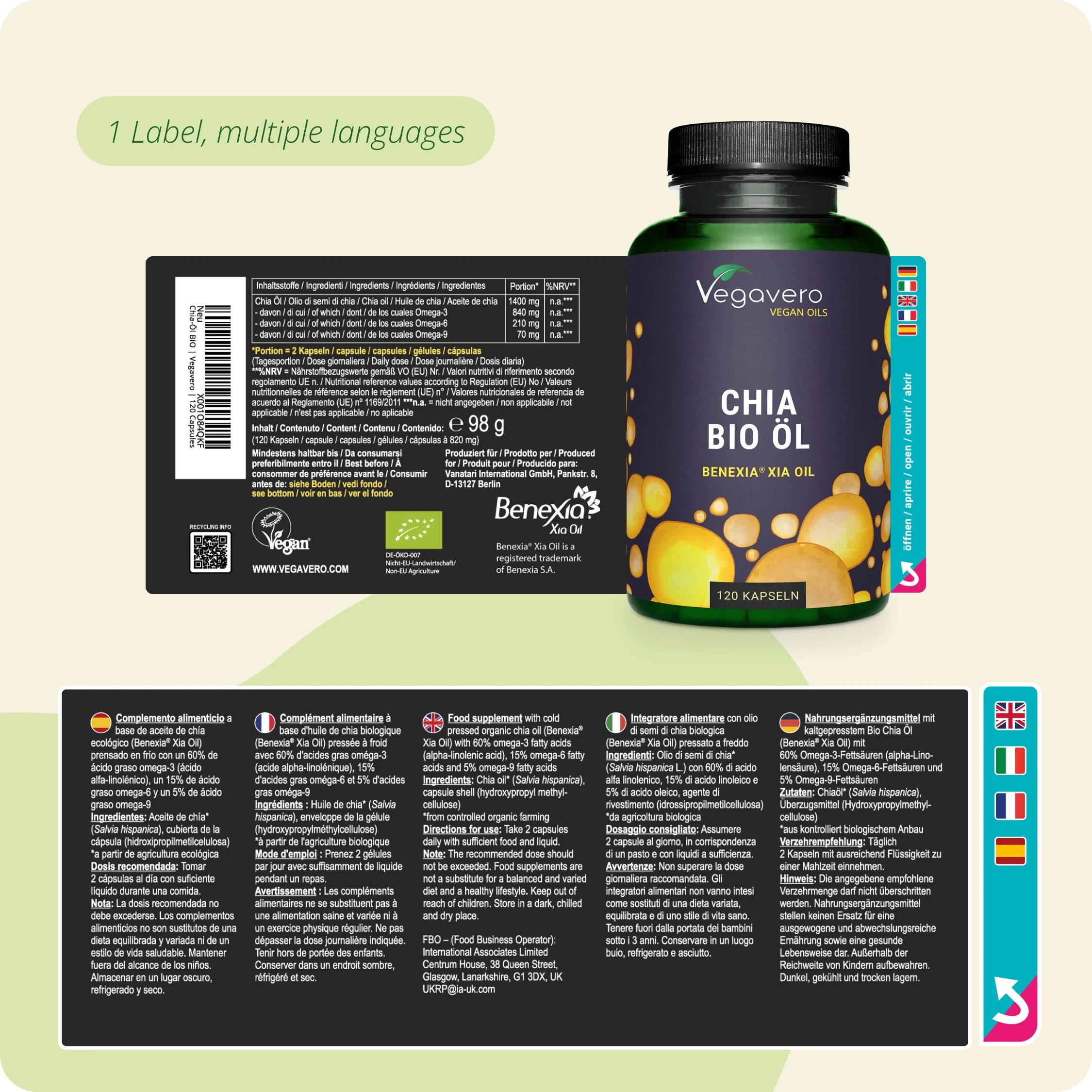 Olio di Semi di Chia Capsule Bio