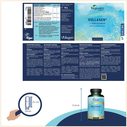 Vollagen + Acido Ialuronico Complex Capsule