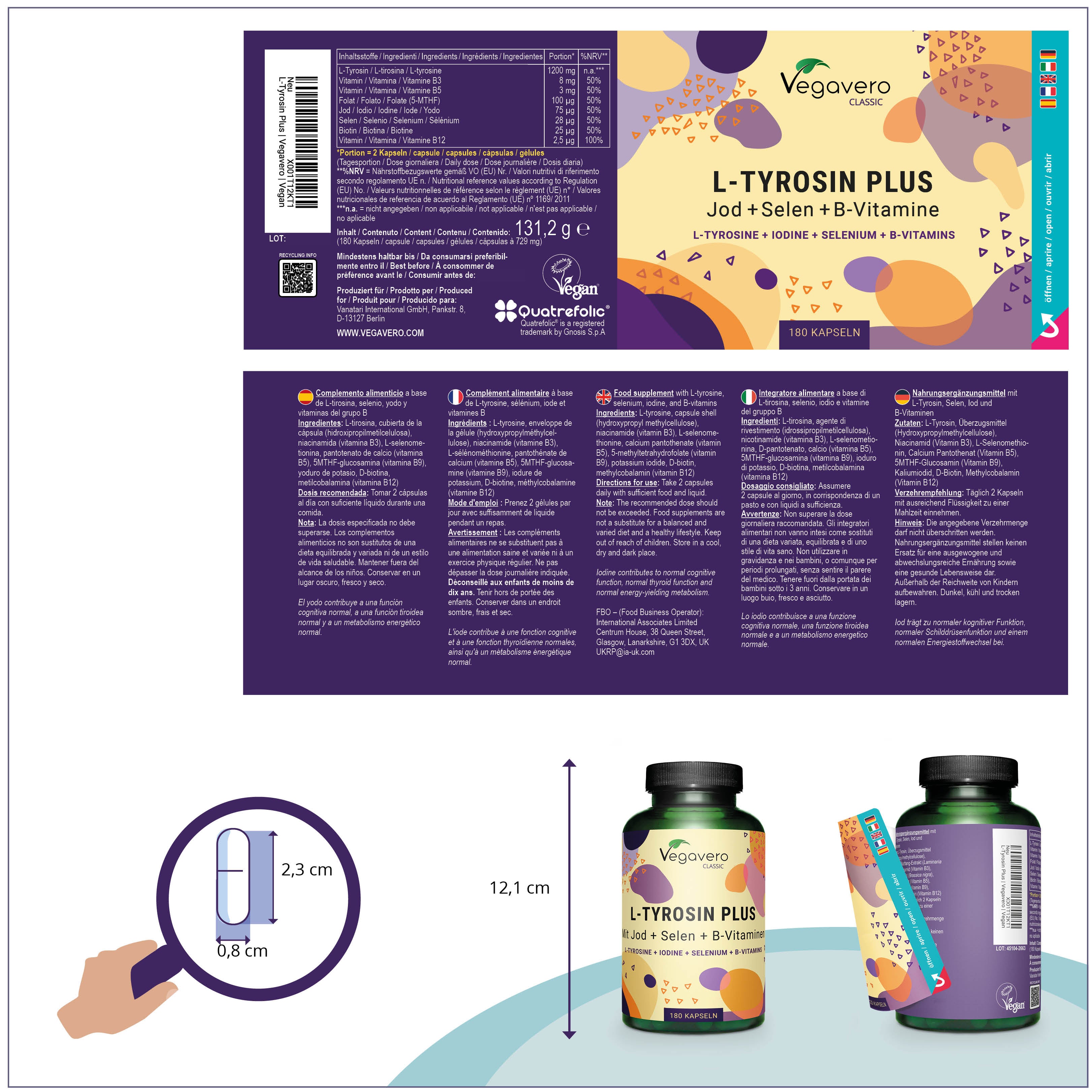 L-Tirosina Plus Capsule