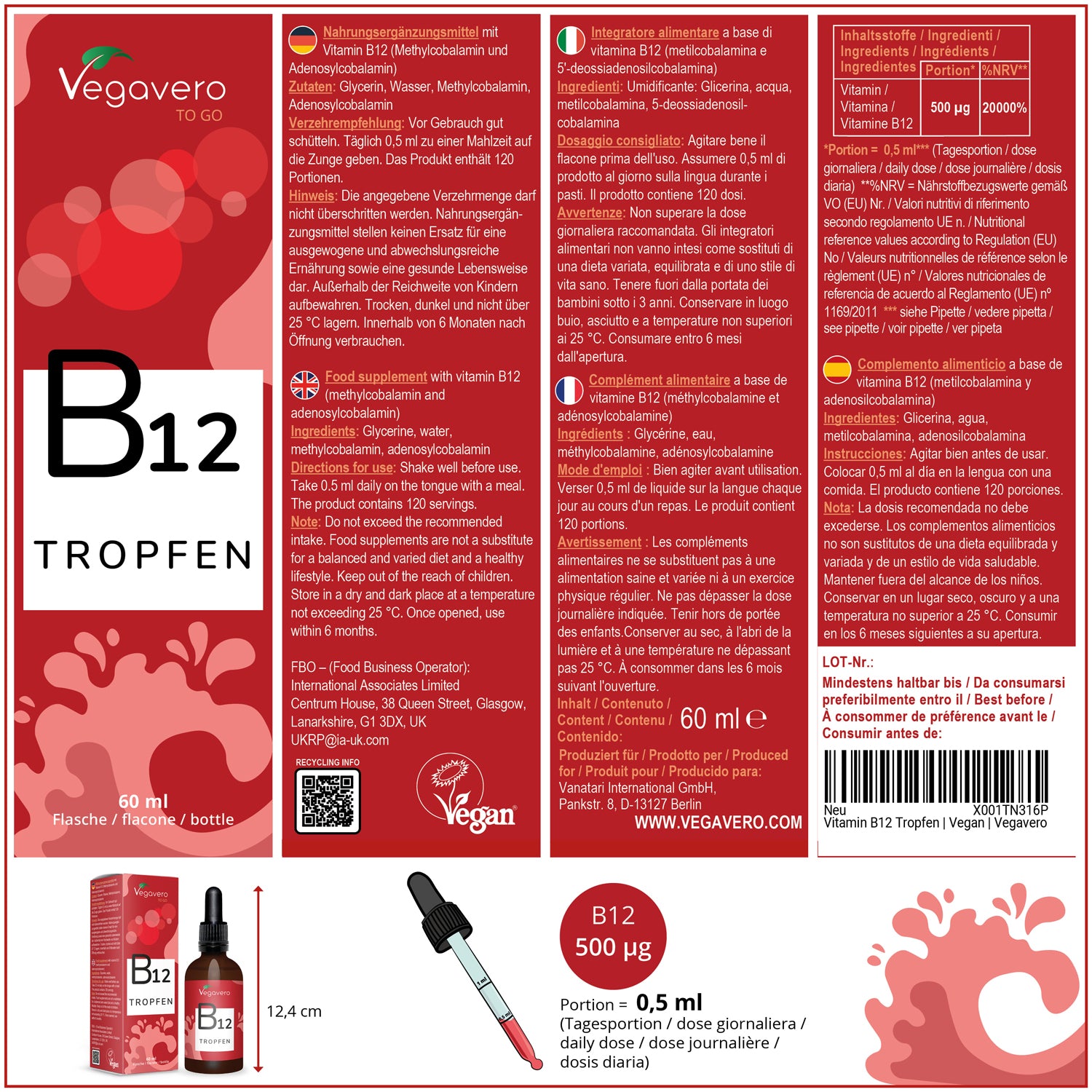 Vitamina B12 in Gocce