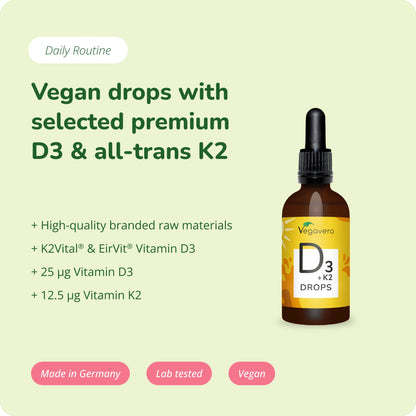 Vitamina D3 + K2 in Gocce