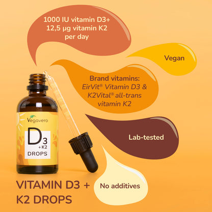 Vitamina D3 + K2 in Gocce