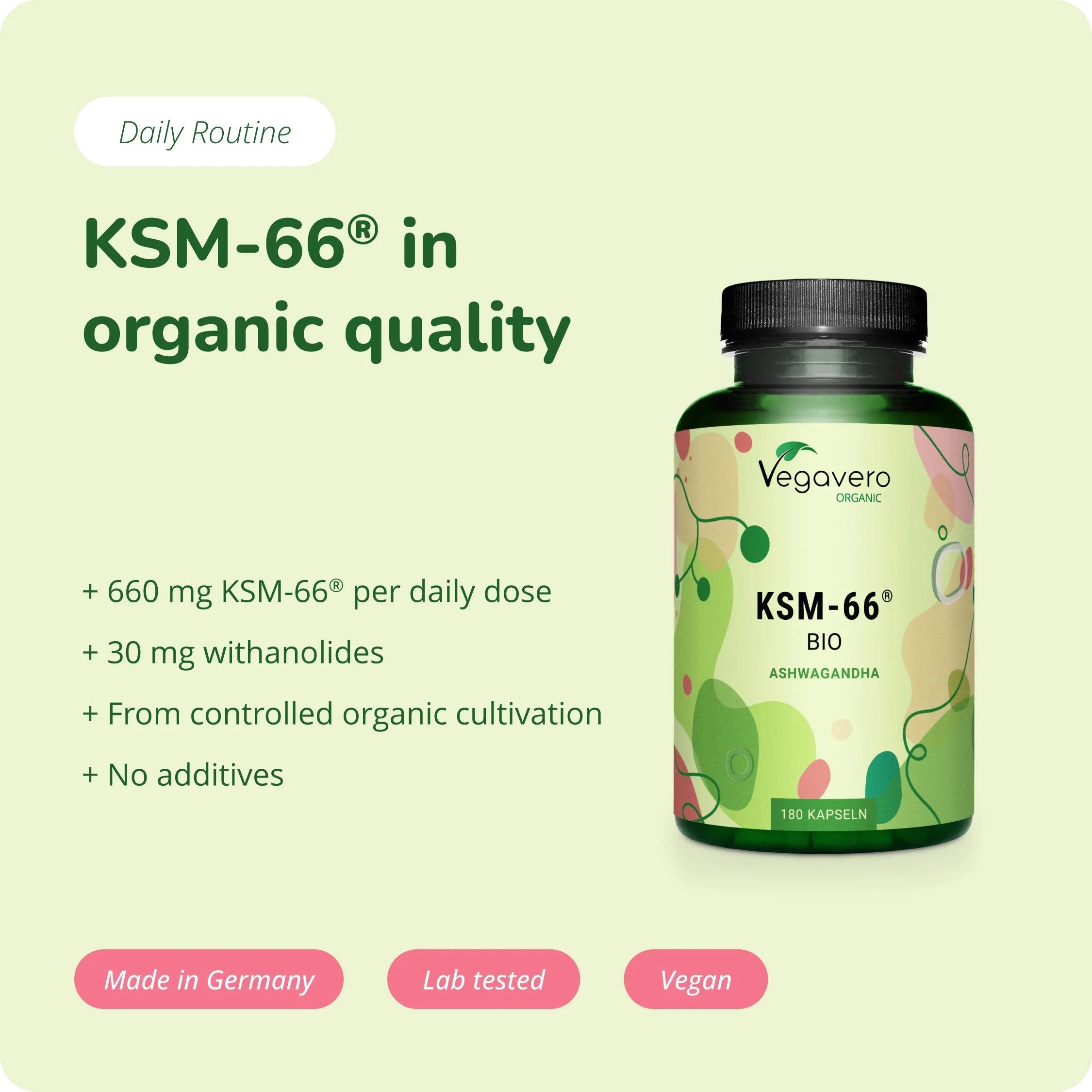 Ashwagandha KSM-66 Estratto Capsule Bio