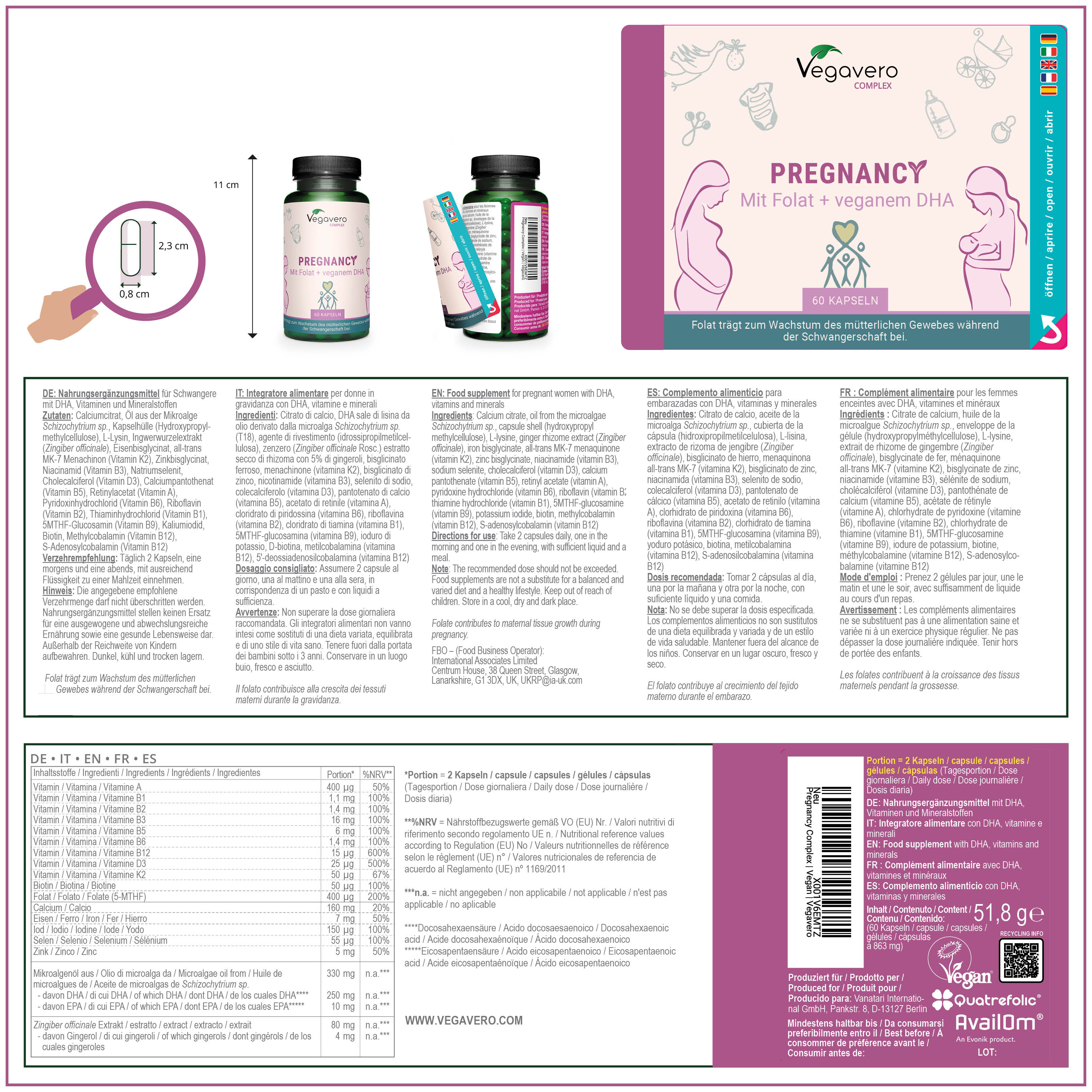Vegan Pregnancy Complex Capsule