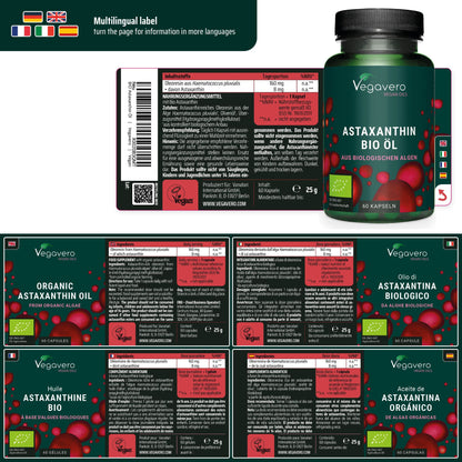 Astaxantina Olio Capsule Bio