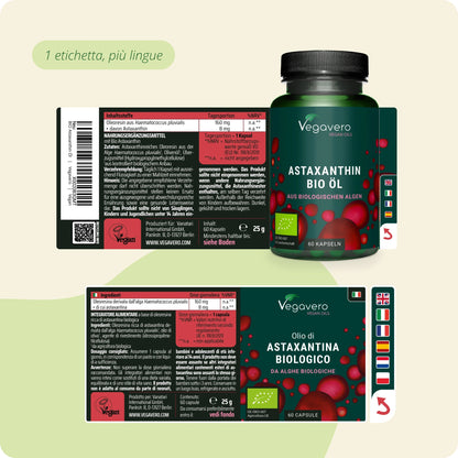 Astaxantina Olio Capsule Bio
