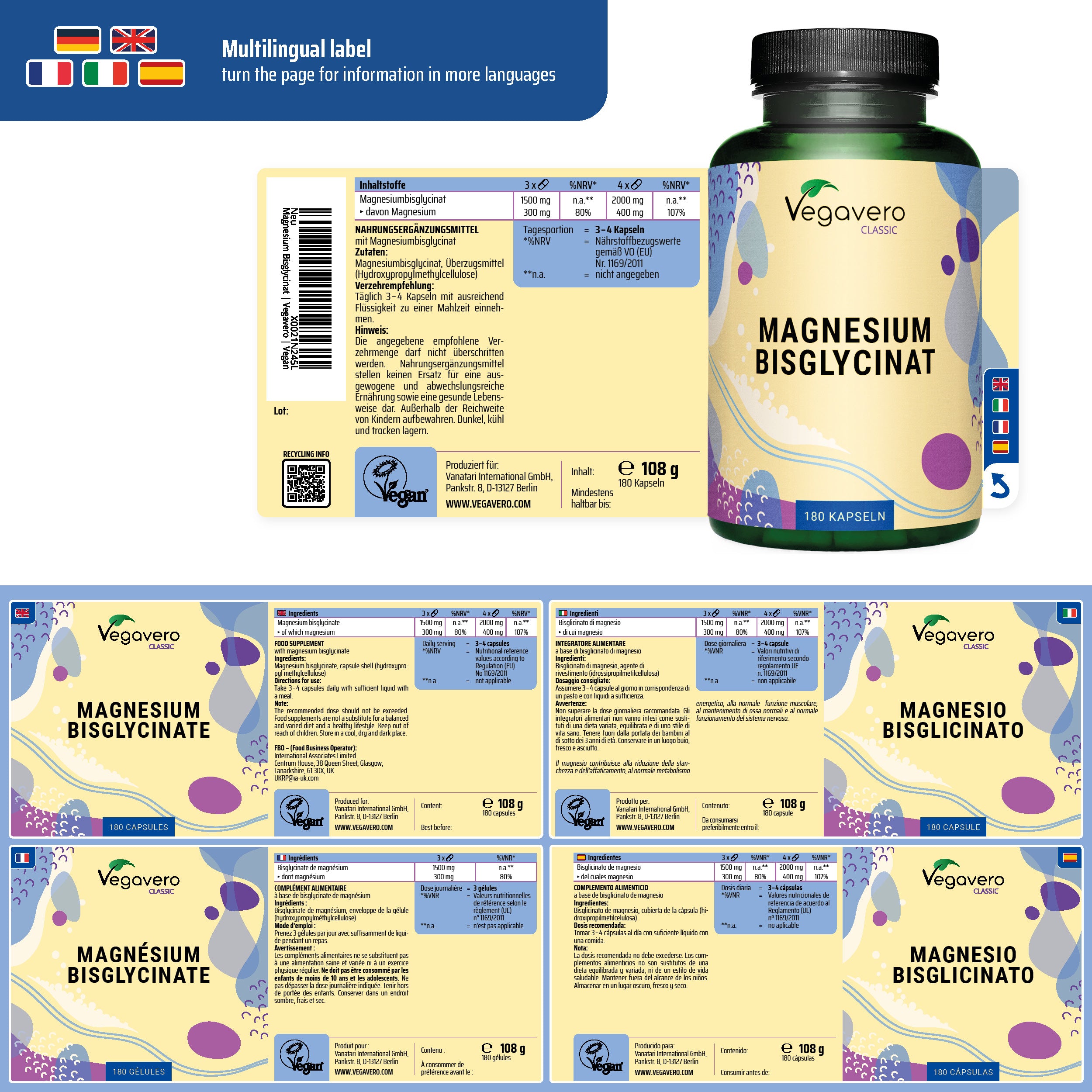 Magnesio Bisglicinato Capsule