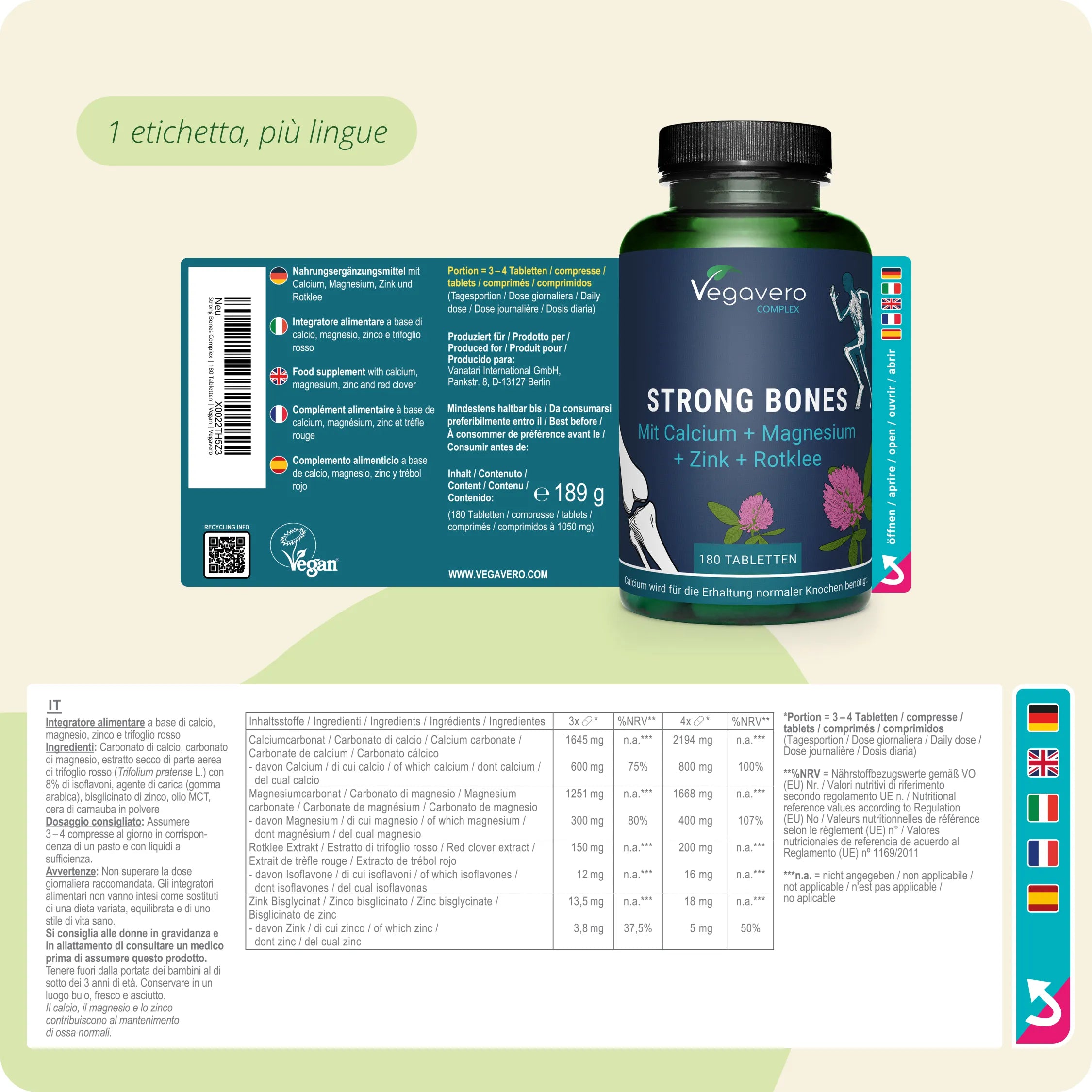 Strong Bones Complex Compresse
