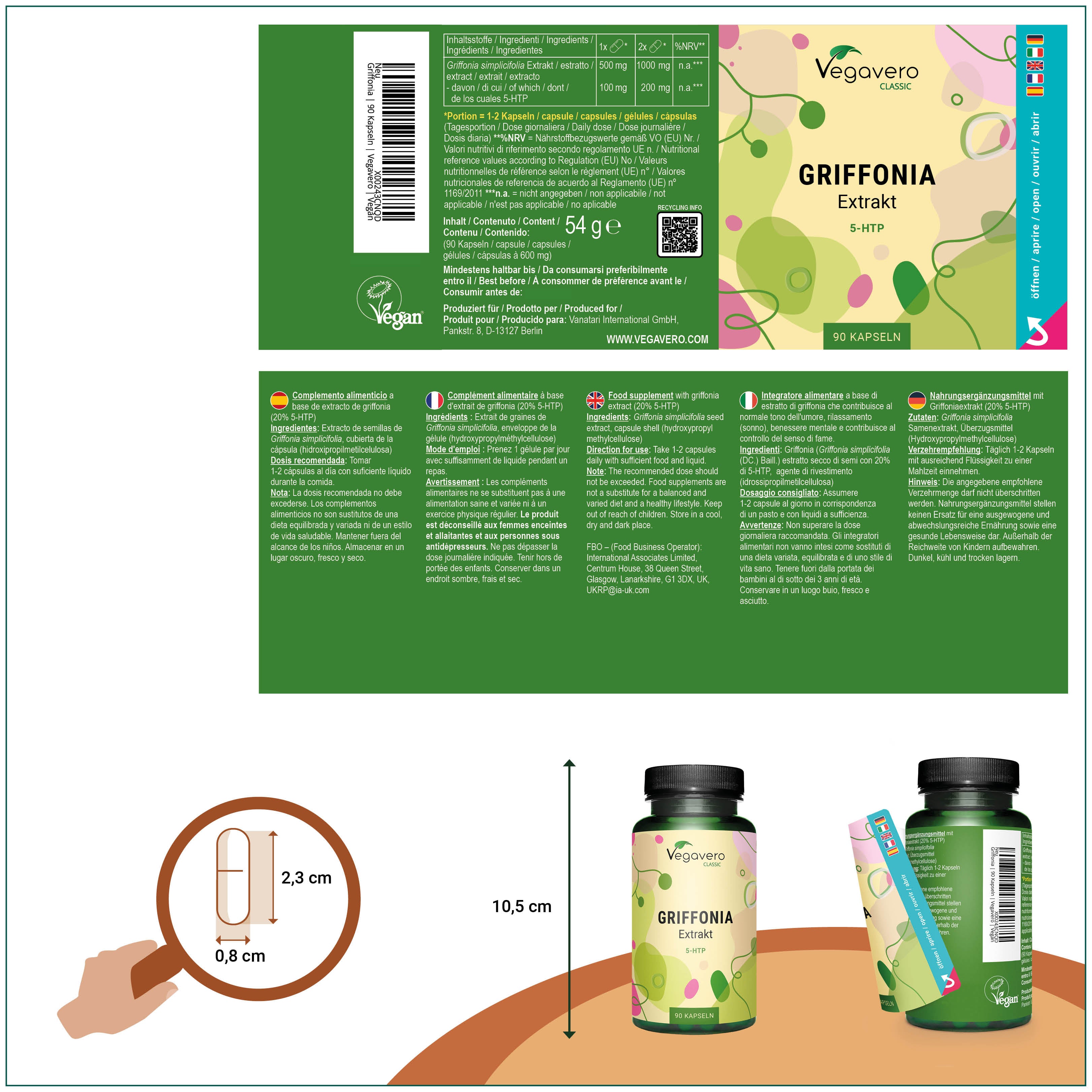 Griffonia Estratto (5-HTP) Capsule