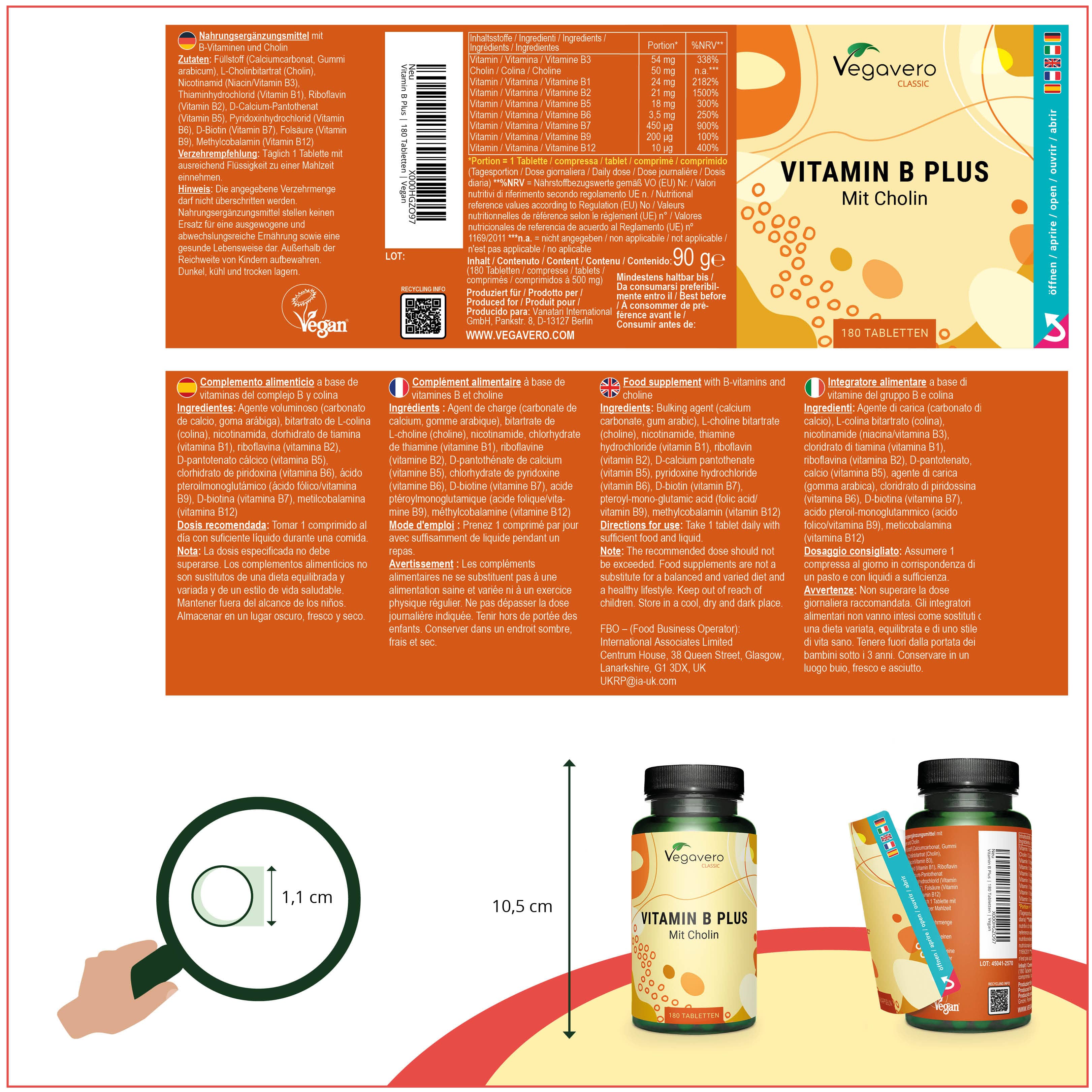 Vitamina B Plus Compresse
