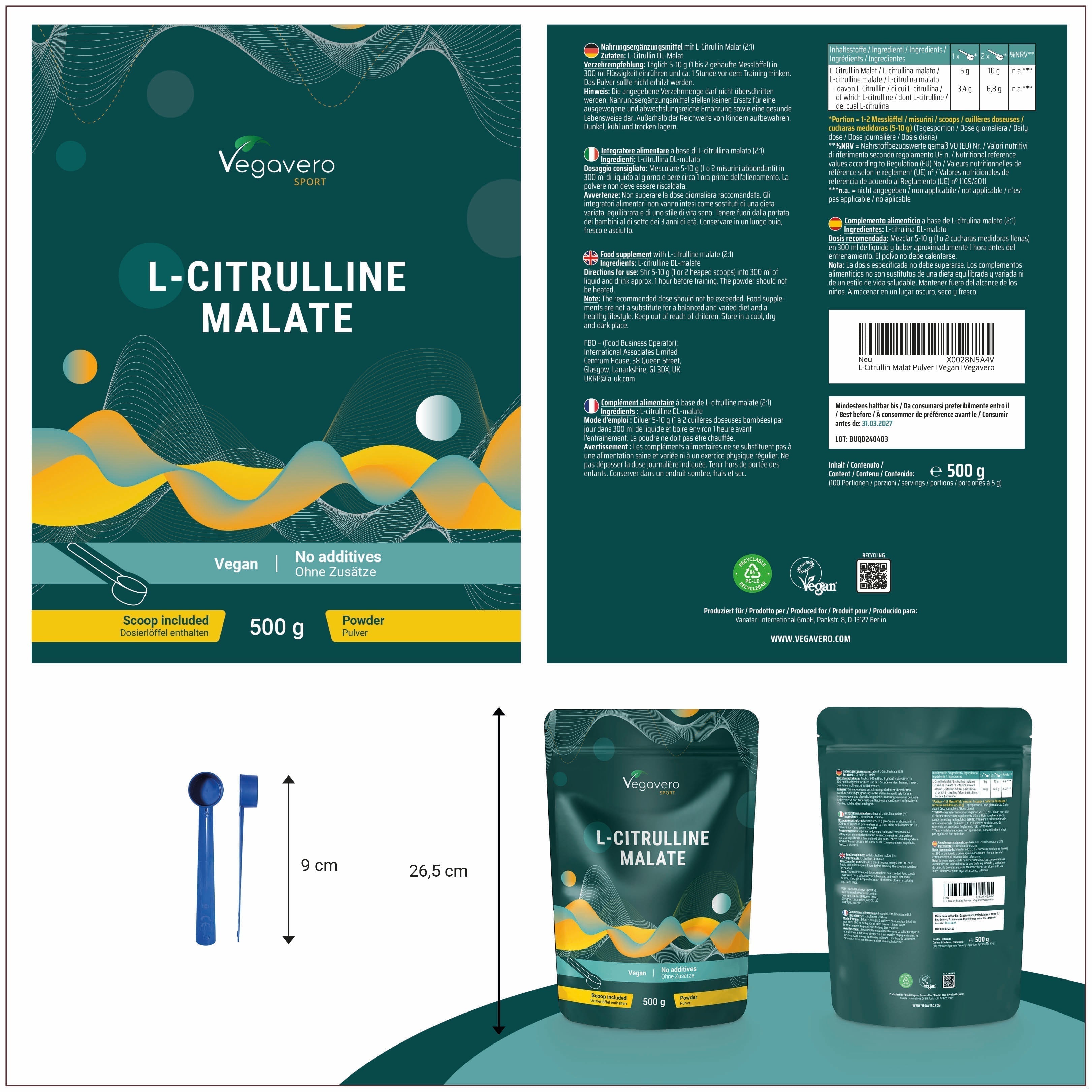 L-Citrullina Malato in Polvere