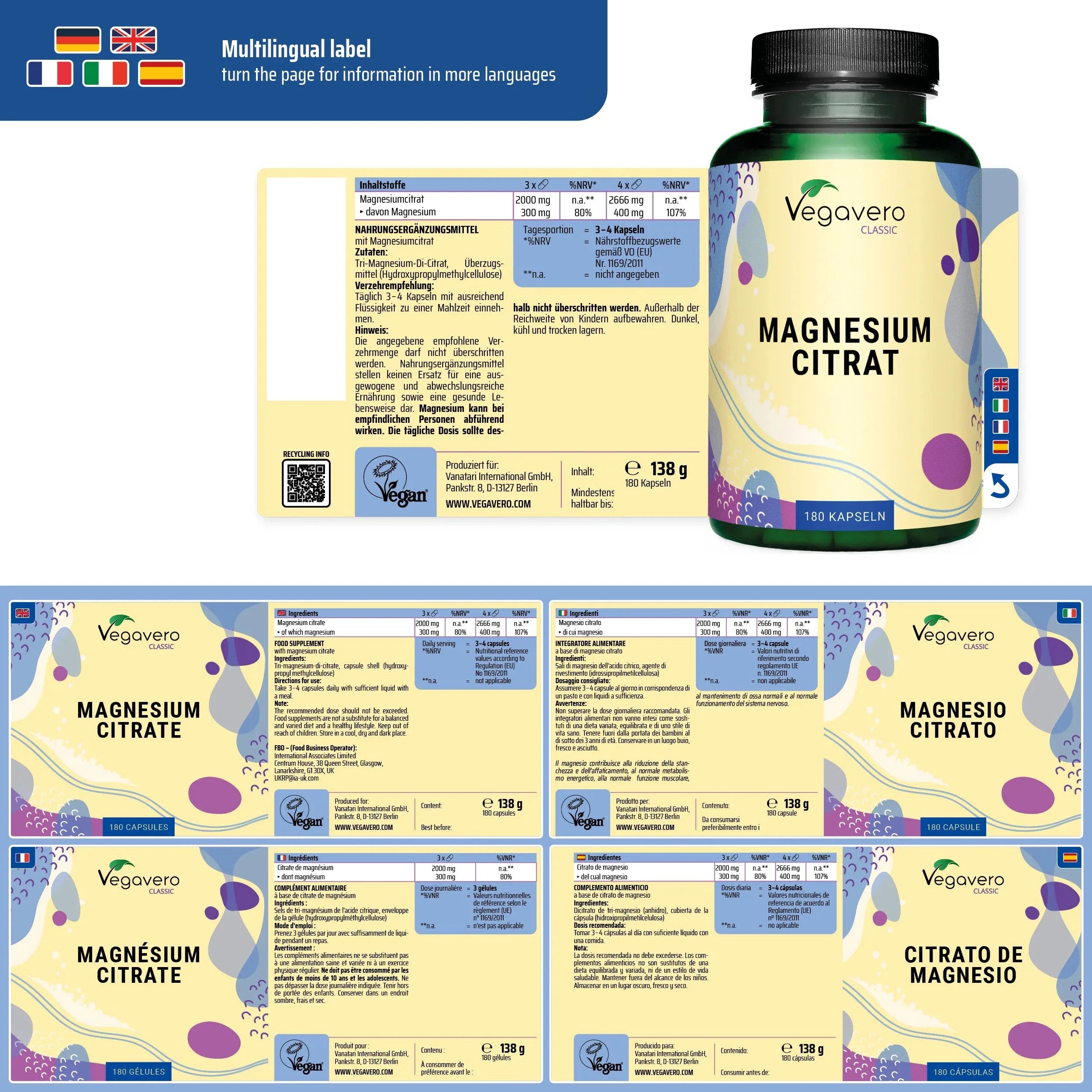 Magnesio Citrato Capsule