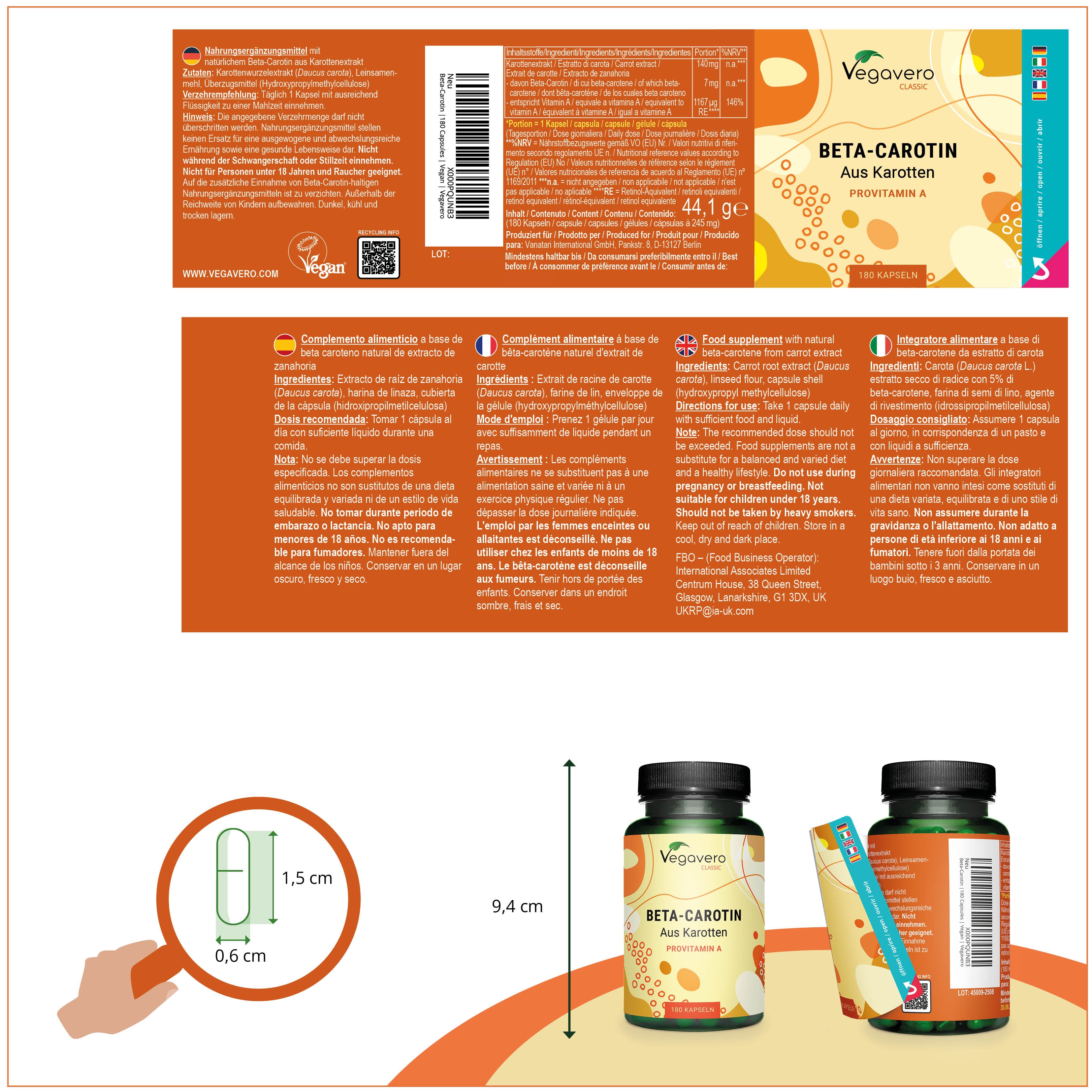 Beta‑Carotene Capsule